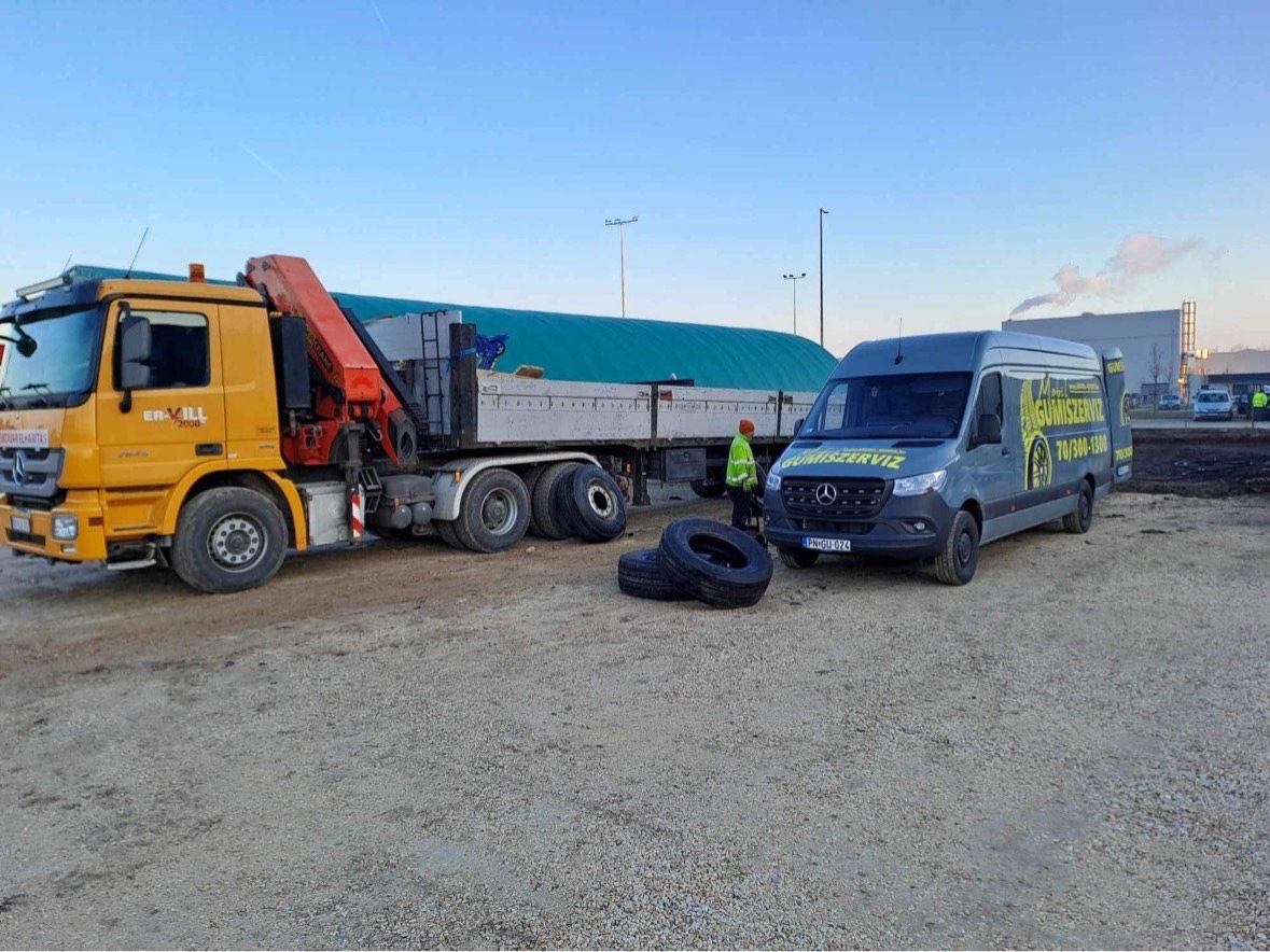 Mobil gumiszerviz Csákvár, Székesfehérvár